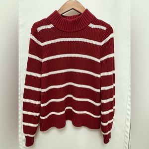 Red and white stripes Sweater